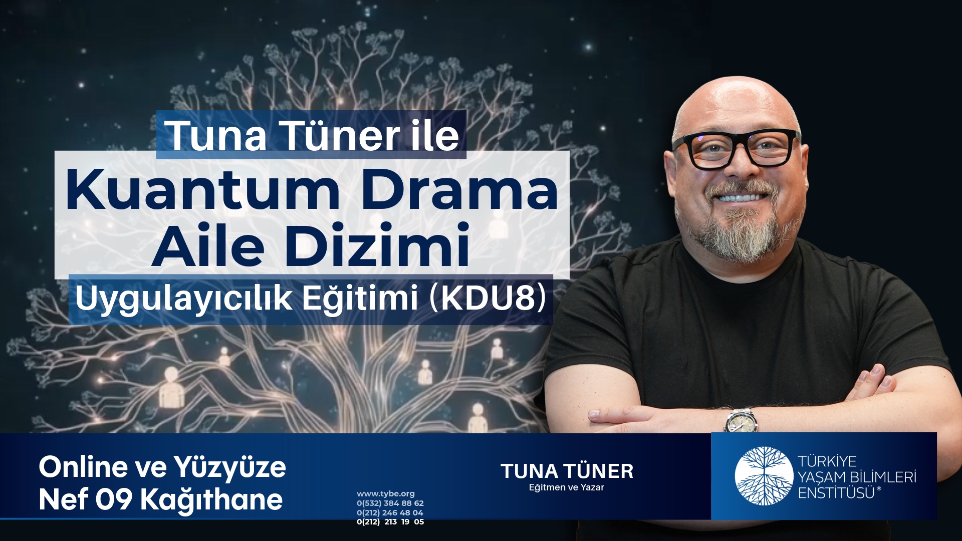 Tuna Tüner ile Kuantum Drama Aile Dizimi Uygulayıcılık Eğitimi (KDU-8)
